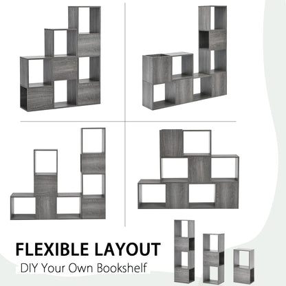 Costway 9-Cube Free Combination Bookcase for Living Room