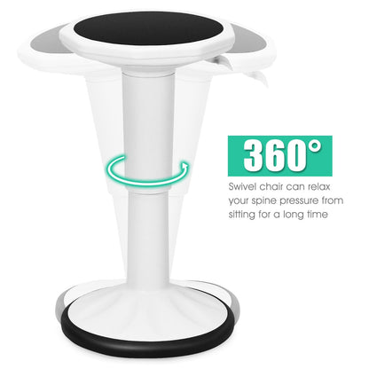 Ergonomic Wobble Stool with Adjustable Height for Kids &amp; Adults