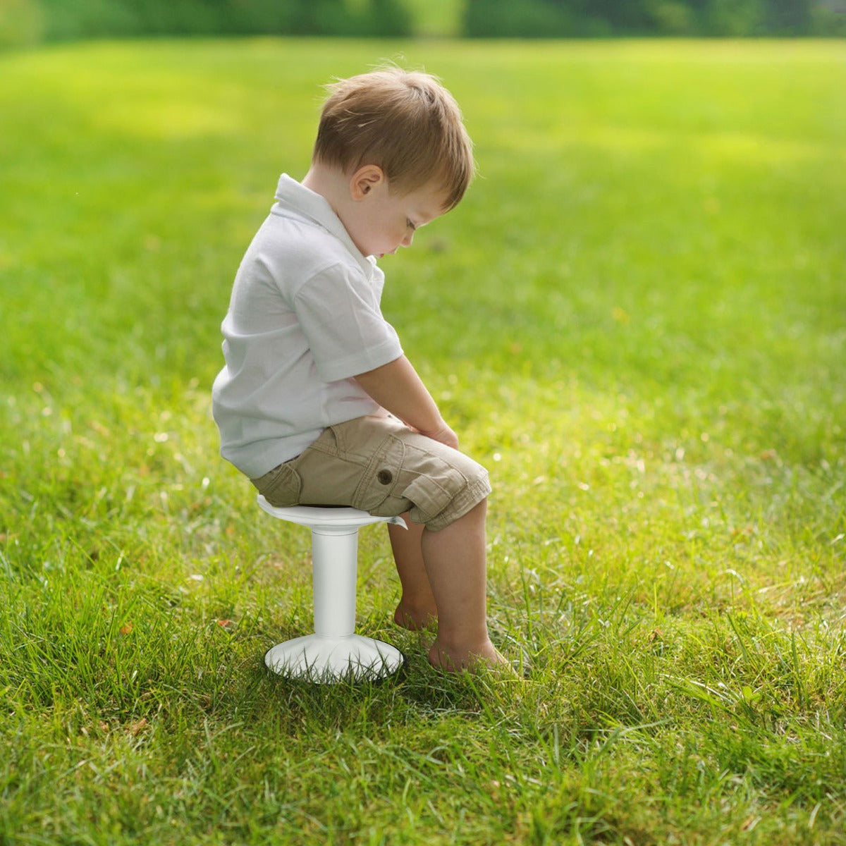 Ergonomic Wobble Stool with Adjustable Height for Kids &amp; Adults