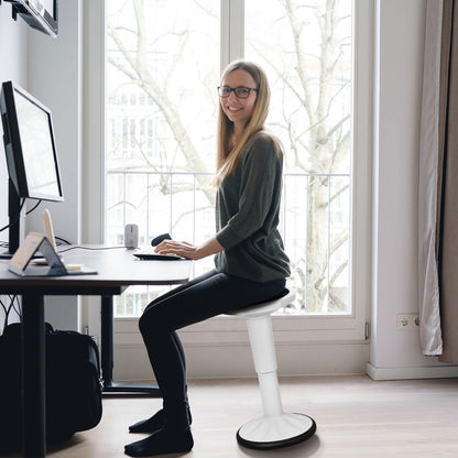 Ergonomic Wobble Stool with Adjustable Height for Kids &amp; Adults