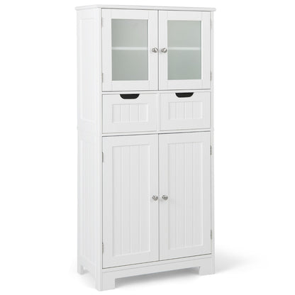 5-layer Freestanding Floor Cabinet for Bath
