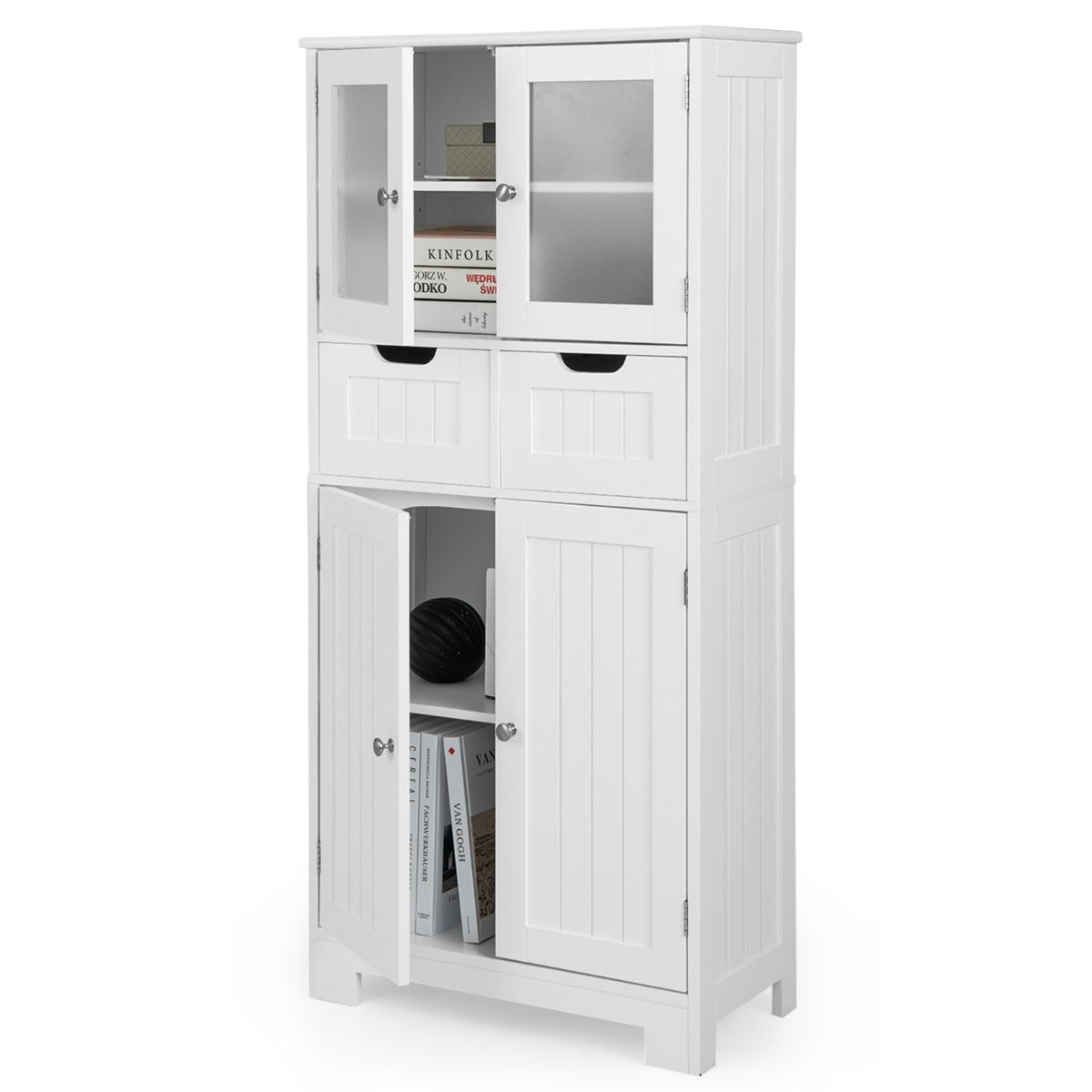 5-layer Freestanding Floor Cabinet for Bath