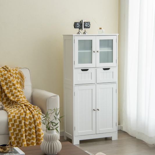 5-layer Freestanding Floor Cabinet for Bath