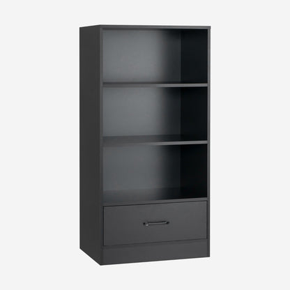 Costway Wood Bookcase with Storage Drawer for Living Room