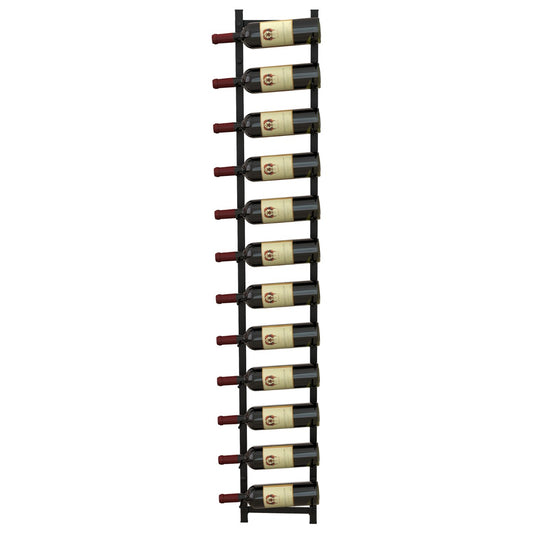 Rust-proof Metal Wall Mounted Wine Rack for 6/9/12 Bottles-12 Bottles