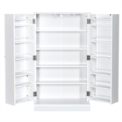 17-Tier Buffet Cupboard for Dining Room, Living Room & Entryway