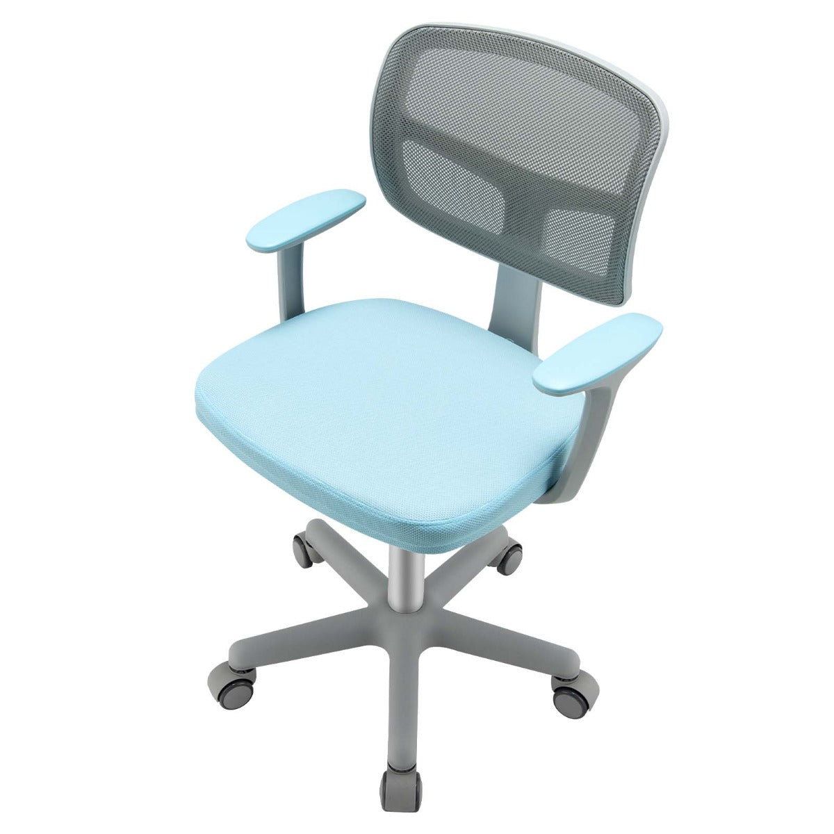 Kids Study Chair and Desk Set with Adjustable Height-Blue-Chair