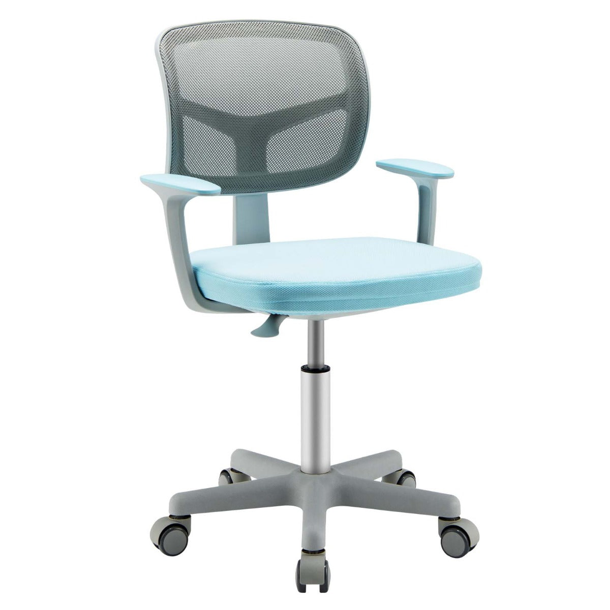Kids Study Chair and Desk Set with Adjustable Height-Blue-Chair