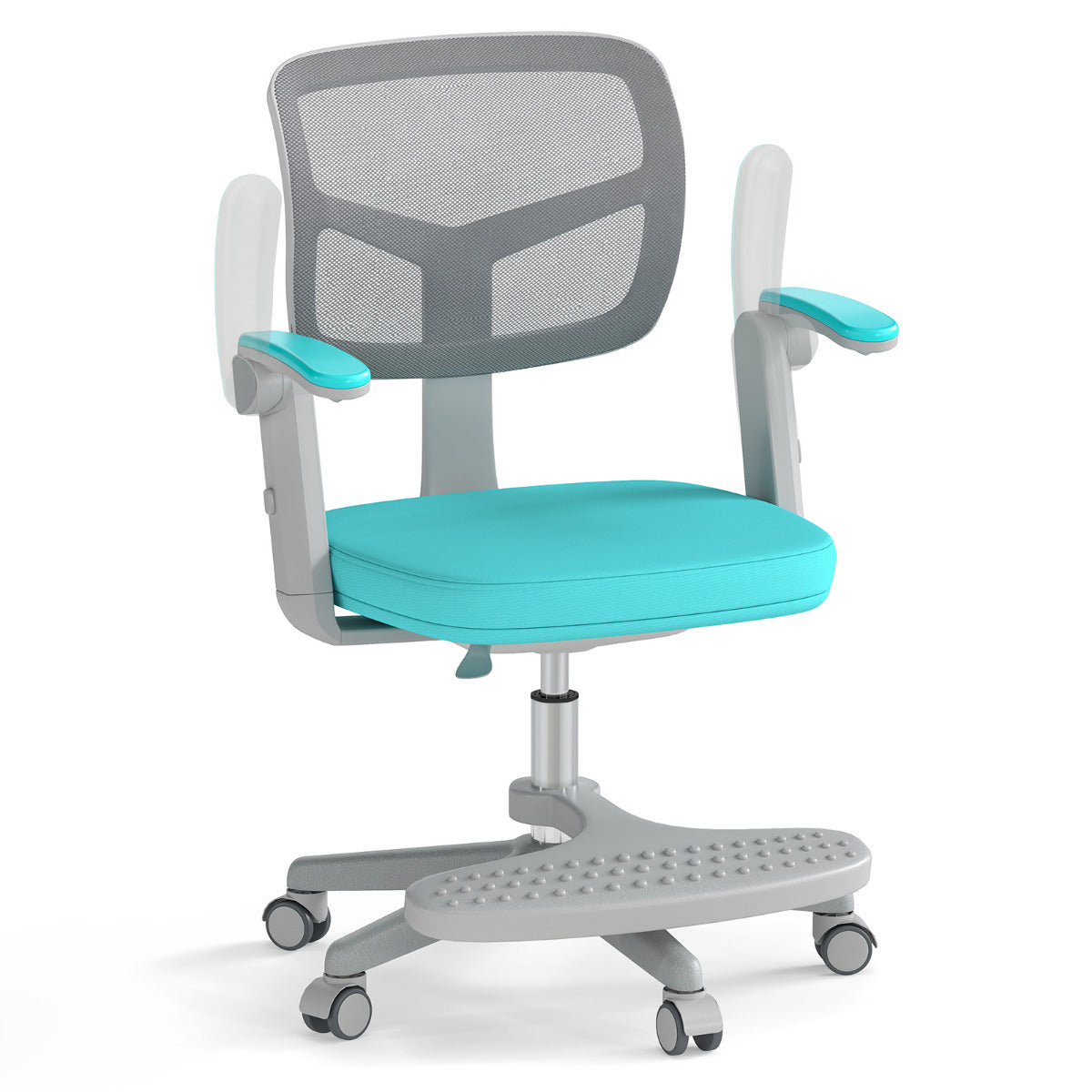Kids Study Chair with Adjustable Height for Boys Girls Age 3-10-Green