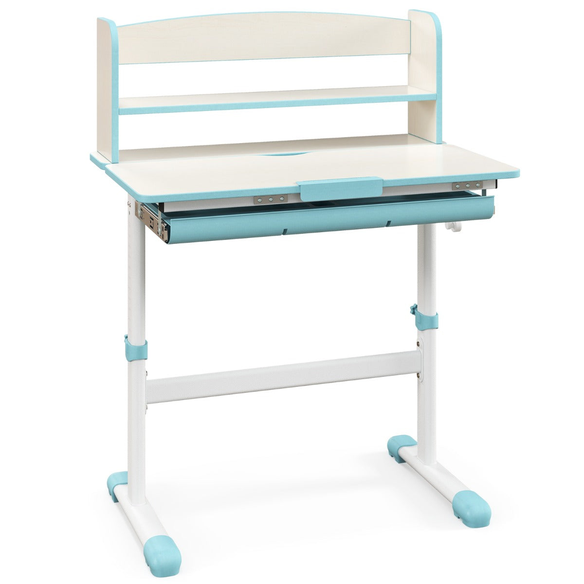 Seven table height positions from 48 to 60 cm accommodate children as they grow