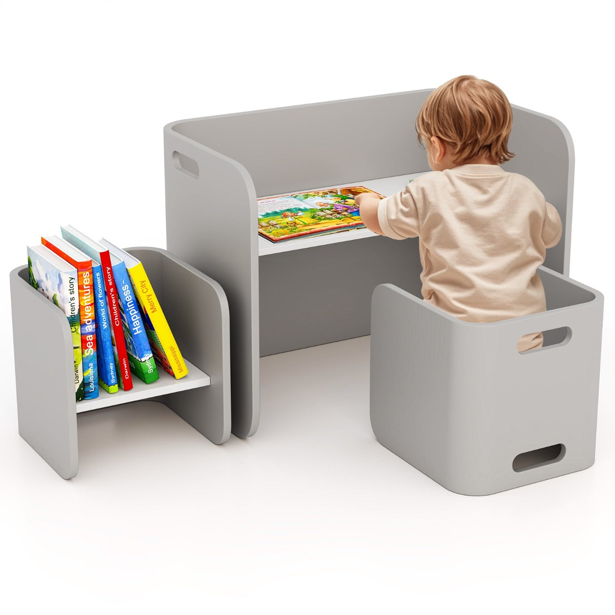 Fully assembled kids furniture set saves time and requires no complicated installation or maintenance