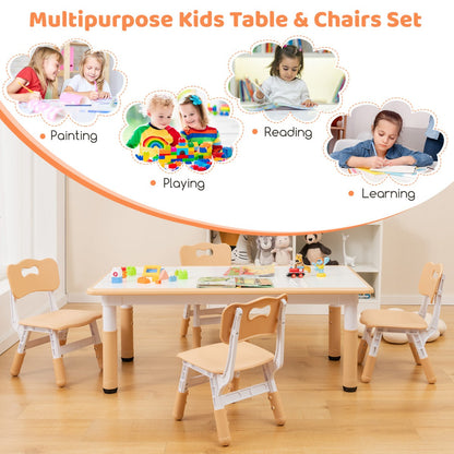 Large graffiti tabletop kids furniture set with durable construction for bedrooms, kindergartens and playrooms