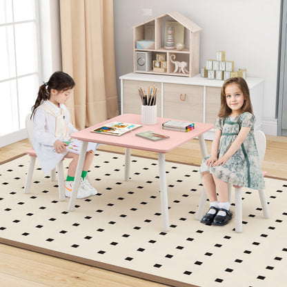 Cute bunny ear chairs feature wide seats and supportive backrests for comfortable sitting
