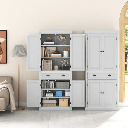 Smooth metal drawer rails and handles make opening and closing the storage compartments easy and quiet