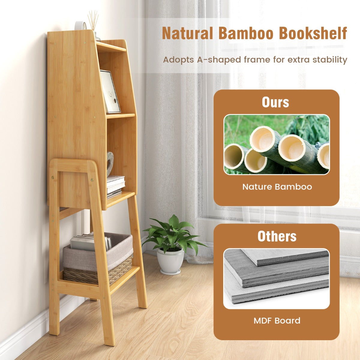 Natural finish adds warmth and elegance to modern, rustic, minimalist, or traditional interiors