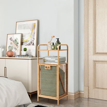 Tilt-out Laundry Hamper with Removable Liner for Bathroom, Laundry Room and Wardrobe
