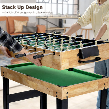 10-in-1 Multi-Game Table for Family Fun, Clubs, and Parties - 105.5 cm