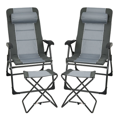 Adjustable reclining backrest helps reduce back stress while reading, chatting, or napping