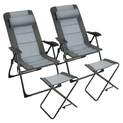Costway Folding Recliner Chair with 7-Position Adjustable Backrest