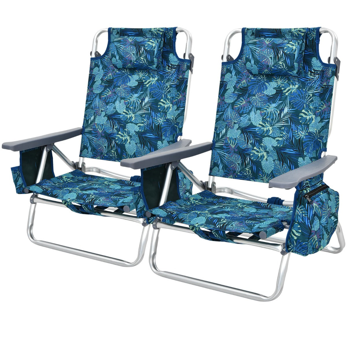 Round-edge aluminum frames provide stable support while helping reduce the risk of accidental bumps and injuries