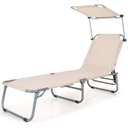 Lightweight seven-kilogram chaise chair is easy to carry using the integrated hand ropes