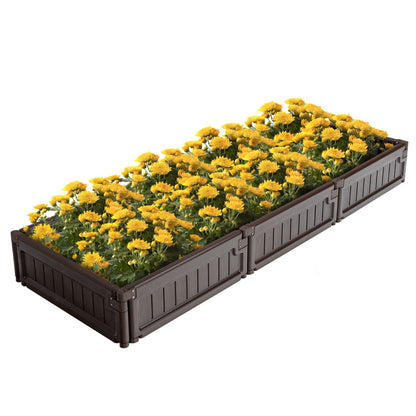 Costway Multiple Configuration Garden Bed Outdoor Planter Grow Box