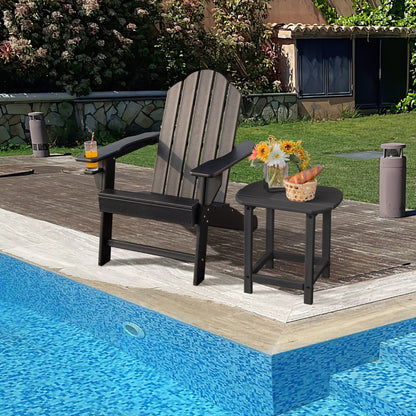 All-Weather Adirondack Chair with Cup Holder for Patio