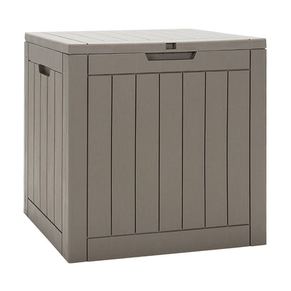 118L Weatherproof Patio Storage Box with Lockable Lid and 100 kg Capacity