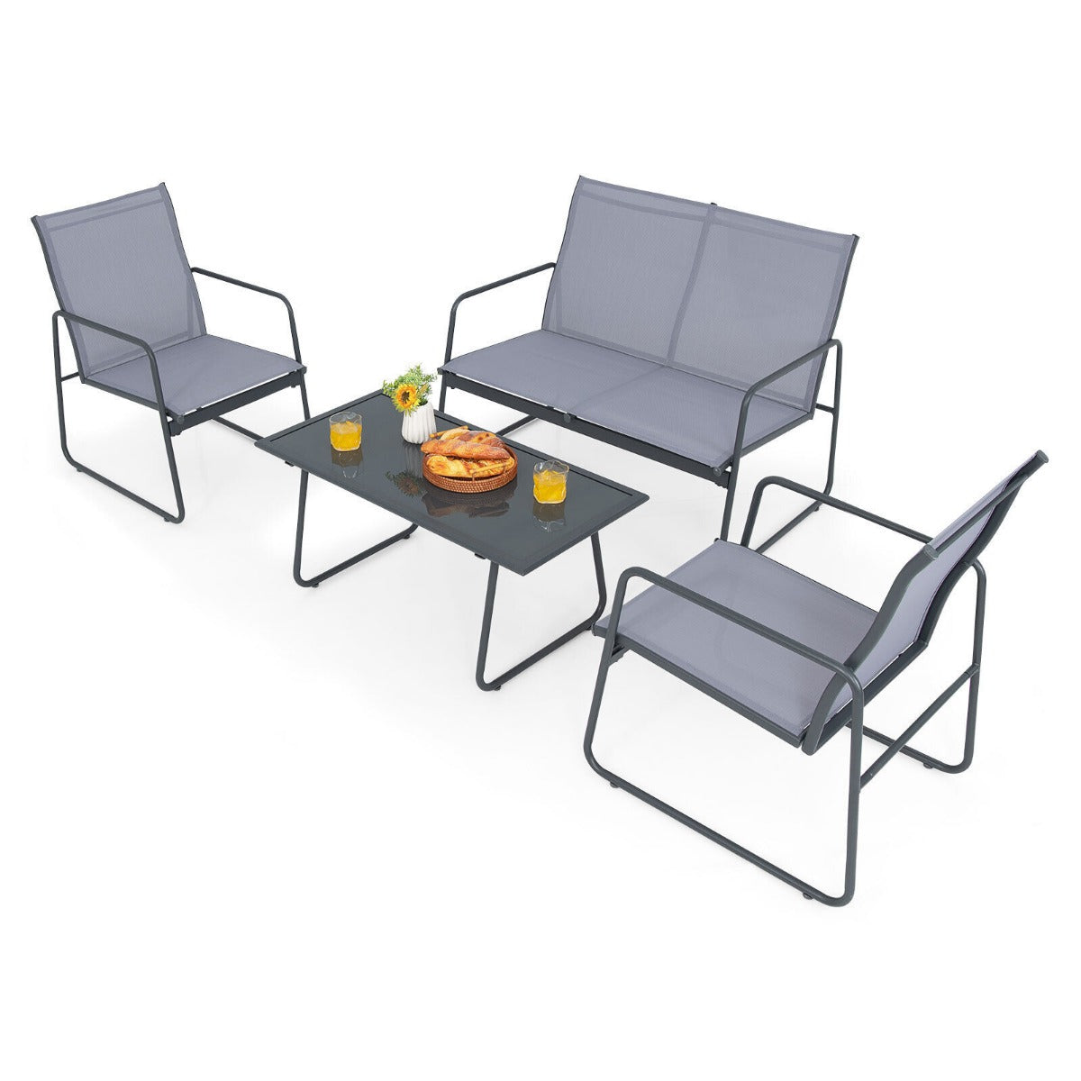 Flexible furniture arrangements suit gardens, patios, backyards, balconies, and poolside areas