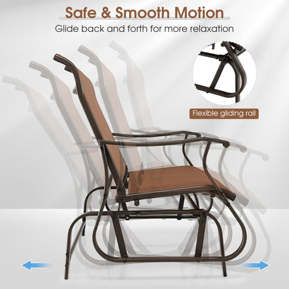 Clear instructions and included accessories help simplify assembly of the two-person rocking bench