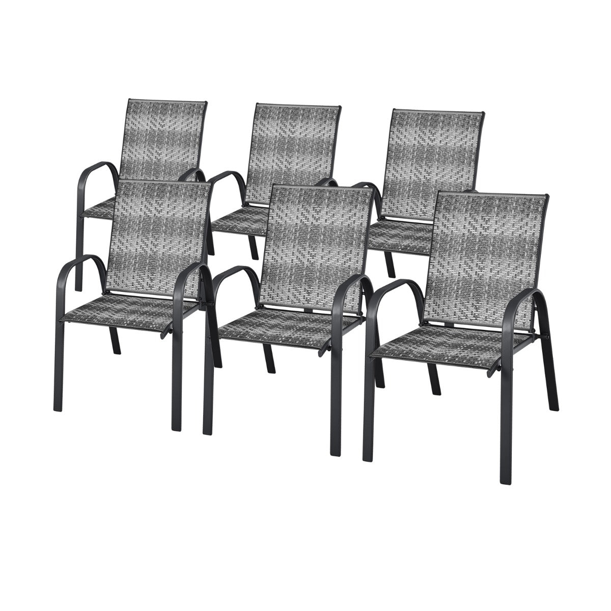 Weather-resistant PE rattan resists fading and changing outdoor conditions for lasting use
