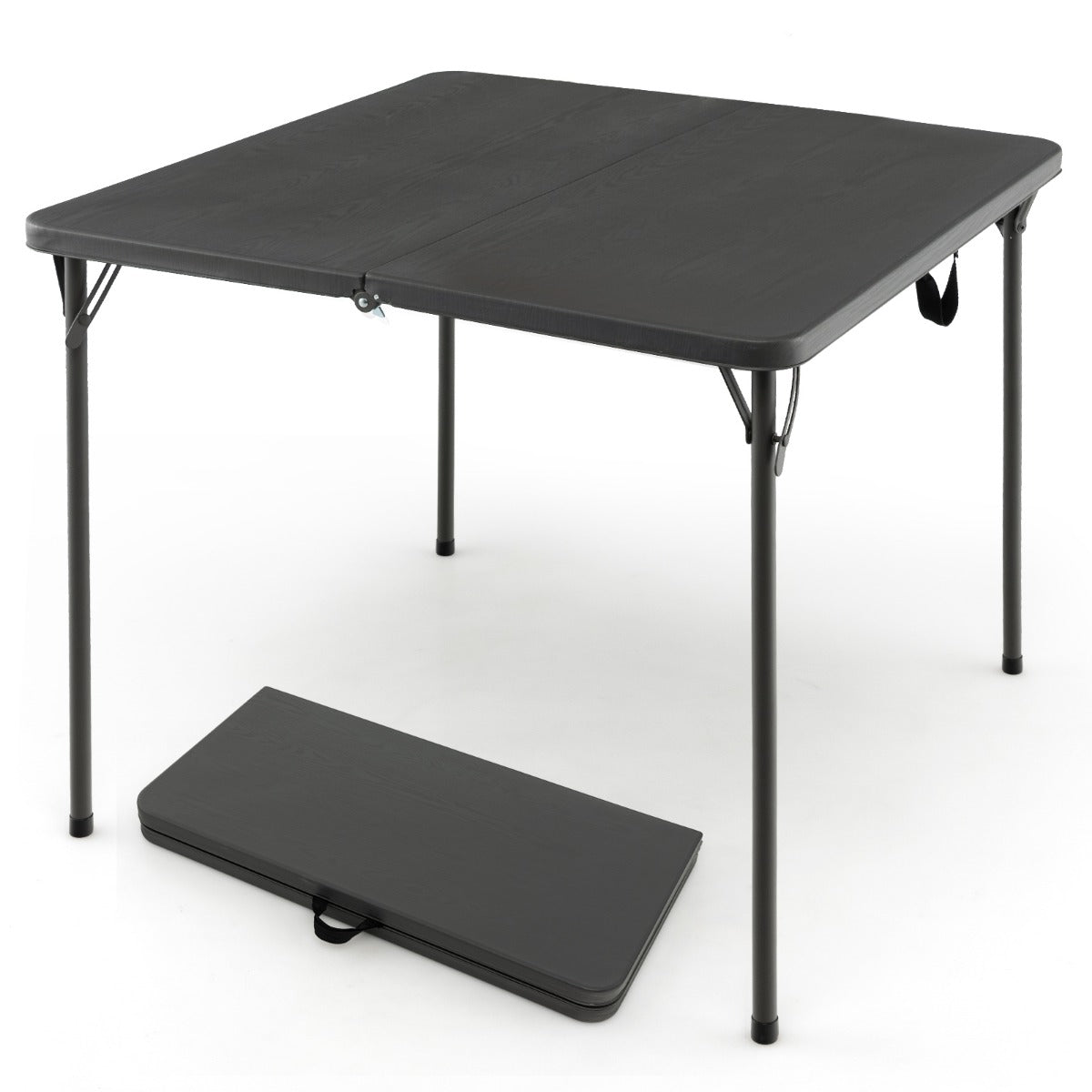 Portable Picnic Table with All-Weather HDPE Tabletop-Grey