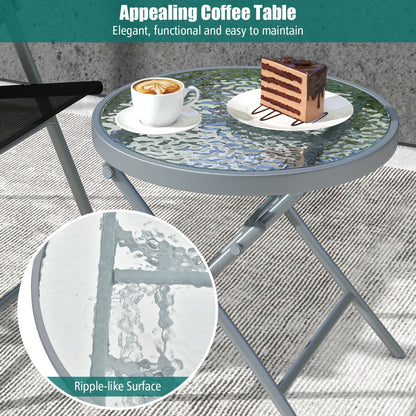Breathable, sunproof, and wear-resistant fabric helps the folding chairs withstand outdoor use