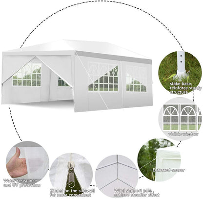 Multifunctional Outdoor Canopy Tent with Side Walls for Party