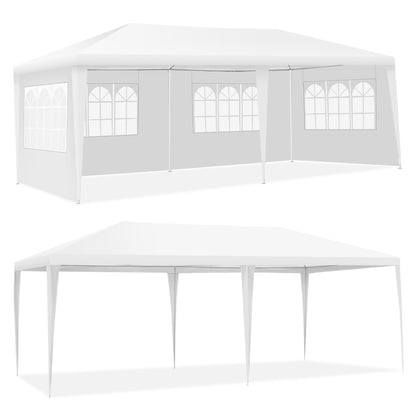 6m x 3 m Outdoor Canopy Tent with 4 Removable Sidewalls & Carrying Bag