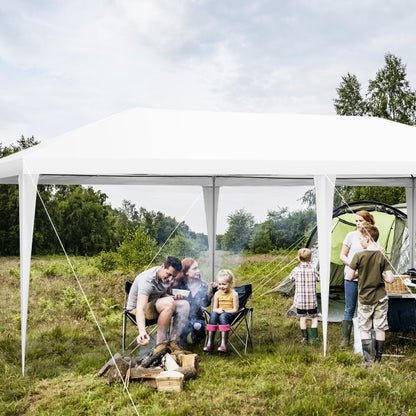 6m x 3 m Outdoor Canopy Tent with 4 Removable Sidewalls & Carrying Bag
