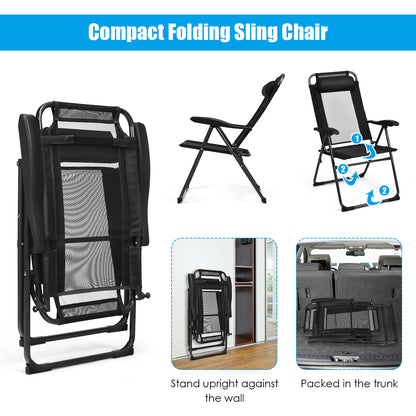 Anti-skid rubber foot pads help prevent slipping and protect indoor and outdoor floors