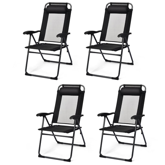 Seven reclining positions support reading, relaxing, sleeping, sunbathing, and outdoor resting