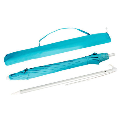 2m Sun Umbrella - Tilts with UPF 50+ Protection-Blue