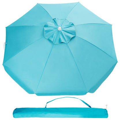 2m Sun Umbrella - Tilts with UPF 50+ Protection-Blue