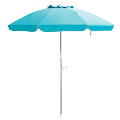 2m Sun Umbrella - Tilts with UPF 50+ Protection-Blue