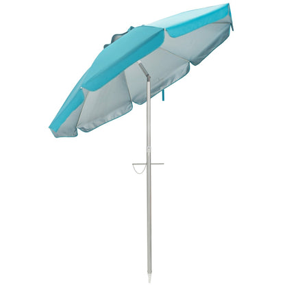 2m Sun Umbrella - Tilts with UPF 50+ Protection-Blue