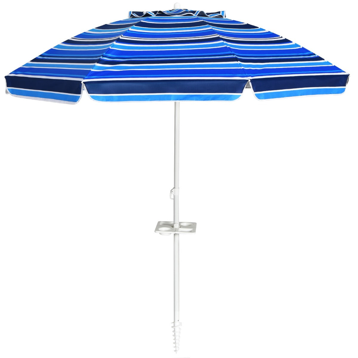 2.2M Outdoor Umbrella Potable Sun Shade Shelter Garden Patio Parasol Canopy-Navy