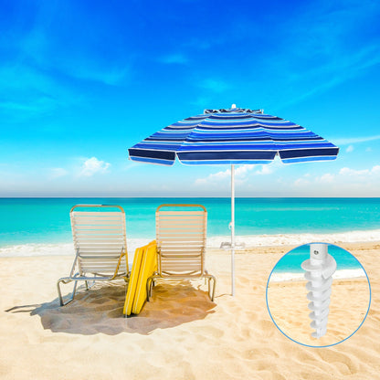 2.2M Outdoor Umbrella Potable Sun Shade Shelter Garden Patio Parasol Canopy-Navy