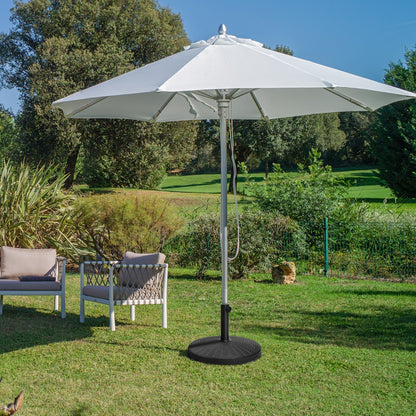 22kg Round Patio Umbrella Base with Waterproof & Sunlight Resistance for Backyard