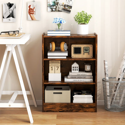 Modern engineered wood bookcase suitable for living rooms, bedrooms, studies and offices