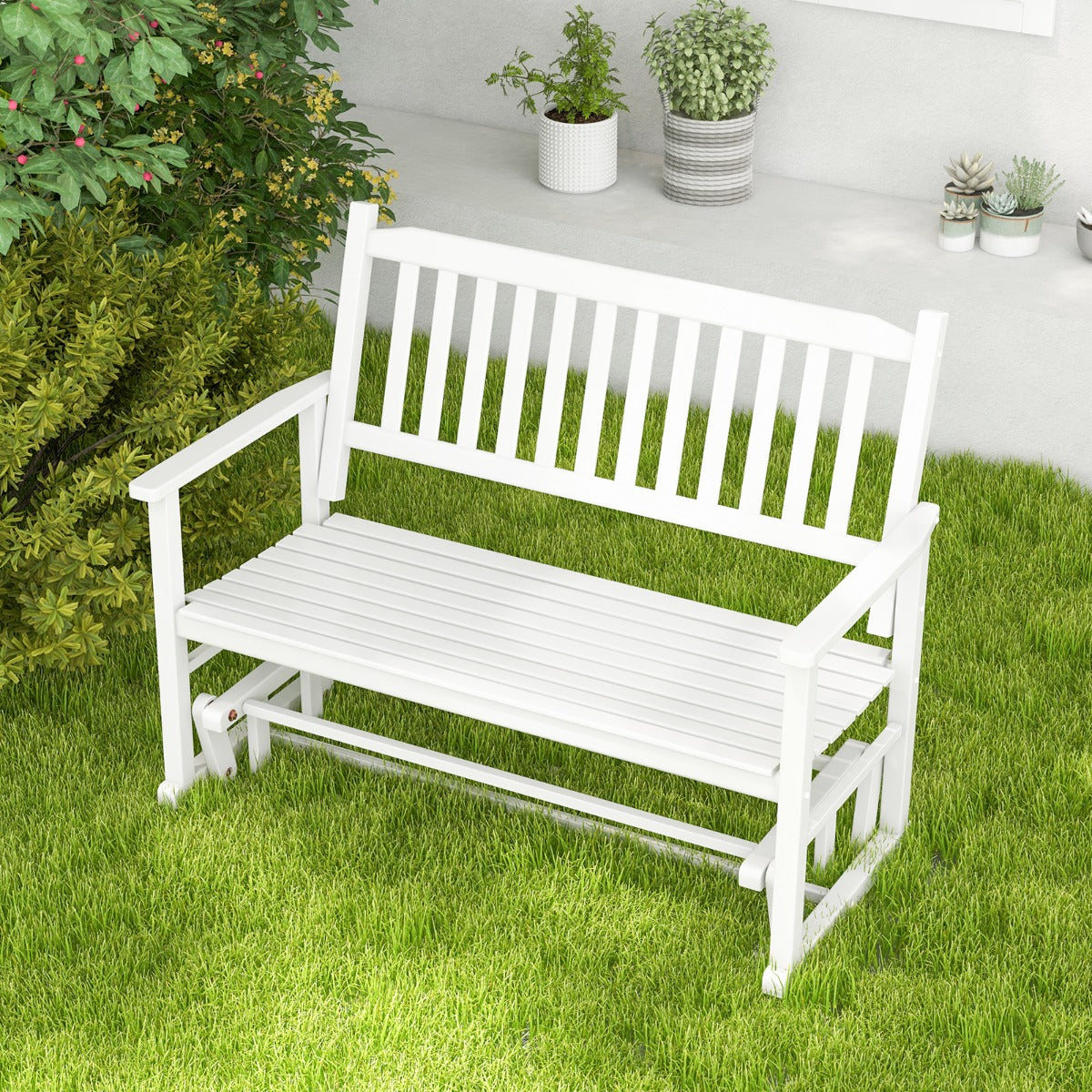 Natural poplar wood frame resists cracking and delivers lasting outdoor durability