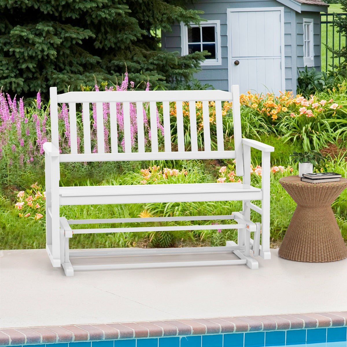 Burr-free slanted seat surface feels smooth and comfortable during extended sitting