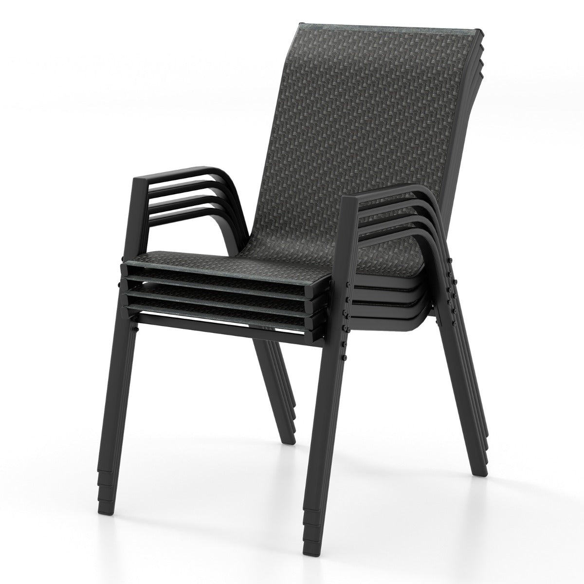 Reinforced back support bars strengthen the structure for dependable everyday use