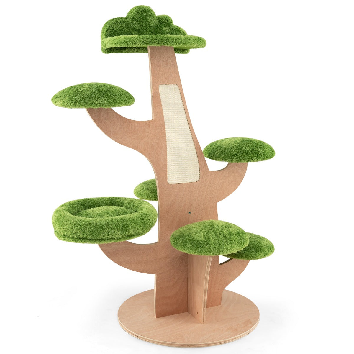 Costway 1.3M Pine Shape Cat Tree for Indoor Cats